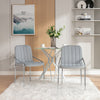 Dining Chairs 2pcs Modern Velvet Dining Armchairs Upholstered Accent Chairs HT