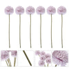6PCS Artificial Dandelion Flower Silk Hyacinth Flower Wedding Home Decorations
