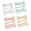 2 Tier Flower Plant Pot Stand Folding Display Ladder Shelf Garden Storage Rack