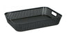 Rattan Style Plastic Storage Baskets Office Home Kitchen Tidy Organiser Basket