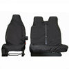 HEAVY DUTY WATERPROOF BLACK VAN SEAT COVERS 2+1 FOR FORD TRANSIT PANEL
