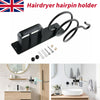 Hair Straightener Hair Dryer Holder Storage Aluminum Wall Mounted Rack Spiral UK