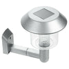 2, 4, 6, 10 x Silver Solar Powered LED Wall Light Outdoor Garden Safety Lighting