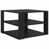 Coffee Table Black 60x60x40 cm Chipboard Living Room Quality Unit