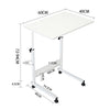Adjustable Height Mobile Laptop Table Notebook Desk Sofa Bed Tray Stand Computer