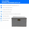 Foldable Storage Boxes with Lid Collapsible Home Clothes Organizer Fabric Cube