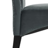 2X Velvet Dining Chair High Back Studded Knocker Chairs Home Restaurants Cafe