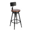 1x Breakfast Bar Stools Seat Industrial Retro Vintage Kitchen Dining Chair Xmas