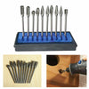 Carbide Burr Die Grinding Shank Tungsten Rotary Drill Set Metal Carving Bit Tool