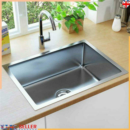 Undermount Kitchen Sink - Single Bowl, High Quality,3mm Thick, Stainless Steel