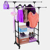 Clothes Rail Rack Garment Dress Hanging Display Stand Shoe Rack Storage Shelf U