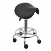 Salon Saddle Stool Swivel Hairdress Beauty Chair Hydraulic Lift Adjustable Seat