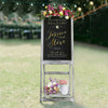 Vintage Sidewalk A-Frame Chalkboard Menu Sign Board Double Sided For Restaurant