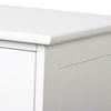 White Bedside Table, Bathroom / Hallway Cabinet Cupboard Slim/Small With Storage