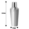 Cocktail Shaker Jigger Mixer Bartender Pub Martini Alcohol Drink Party Bar Steel