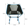 Outdoor Portable Lightweight Folding Chair for Camping Hiking Fishing Beach 2021