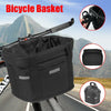Bicycle Basket Folding Bike Front Handlebar Pet Carrier Frame Bag Shopping Bag