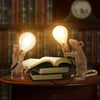 Rat Bird Table Lamp Desk Reading Night Light Bedside Resin Crow Wall Sconce Lamp