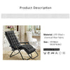 Sun Lounger Sunbed Cushion Pad Garden In/Outdoor Beach Recliner Chair Seat Pads