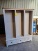 Downton Grey Grand Library Bookcase- SLIGHT SECONDS- DT70-F897