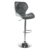 New 1pc Kitchen Breakfast Bar Stools Pu Swivel Counter Chairs Footrest Barstools