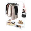Heavy Duty Clothes Rail Rack Garment Hanging Display Stand Shoes Storage Shelves