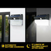 2xSolar Powered Garden Wall Light 206LED PIR Motion Sensor Security Lamp Outdoor