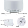 500ML Aroma Diffuser Ultrasonic Air Mist Humidifier Purifier Remote Black Friday