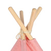 Large Kids Teepee Tent Wooden Playhouse Black White Pink Xmas Gift For Boy Girl