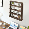 Wooden Hanging Corner Shelf Wall Mounted Floating Rack Storage Shelves Display