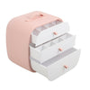 3 Tier Drawer Storage Box Portable Underwear Bra Socks Tidy Divider Jewelry Case