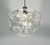 Modern Chandelier Acrylic Crystal Light Shades Droplet Ceiling Pendant Lampshade