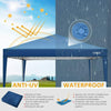3x3M Pop Up Gazebo Waterproof Tent Marquee Canopy Garden Wedding Market Party UK
