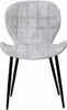 1/2x Kitchen Dining Chair Office Living Room Chair with fabric+ Metal