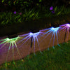 4PCS LED Solar Fence Wall Lights Garden Lamp Step Deck Outdoor Warm White/RGB UK
