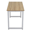 Computer Home Office Desk Wooden Desktop Table Metal PC Study Corner Workstation