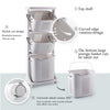 3 Tier Laundry Basket Trolley Storage Cart Mobile Washing Clothes Sorter Hamper