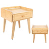 1 Drawer Small Wooden Bedroom Bedside Cabinet Furniture Nightstand Side Table
