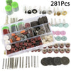 281Pcs Rotary Drill Multi Accessories Grinder Tool Bit Polishing Kit For Dremel