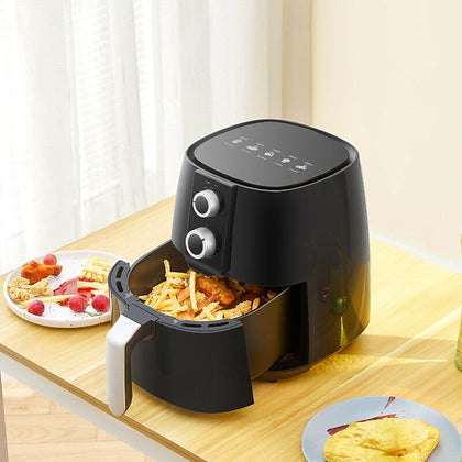 3.8L Air Fryer Power Oven 1450W Cooker Oil Free Low Fat Frying Chips Kitchen