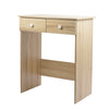 2 Drawer Dressing Table Wooden Vanity Computer Desk Bedroom Furniture Office UK