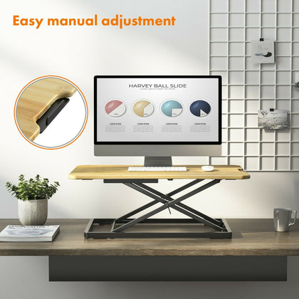 Standing Desk Converter Height Adjustable Sit Stand Office Workstation