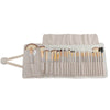 24PCS Professional Make up Brushes Set Cosmetic Tool Kabuki Makeup+ Luxury Bag