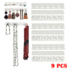 9x Jewelry Hanger Organizer Box Wall Bracket Necklace Bracelet Storage White