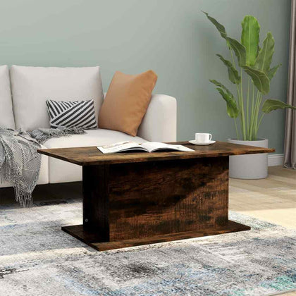 Rustic Coffee Table Rectangular Vintage Living Room Furniture Side End Modern