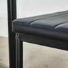 4/6PC Dining Chairs High Back Faux Leather Padded Seat Dining Room Furniture