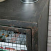 Industrial Cabinet Storage Vintage Unit Metal Cupboard Bedside Cabinet Furniture