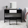 Dressing Table Stool Bedroom Vanity Set Makeup Desk W/ Flip up Mirror & Drawer