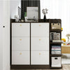 Shoe Cabinet Organizer Hallway Storage Rack With 6 Drawers Wooden Unit Cupboard