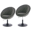 1/2/4/6x Bar Stools Kitchen Breakfast Swivel Counter Dining Chairs Velvet Metal